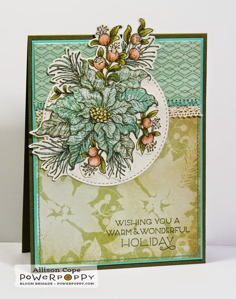 Poinsettia Stamp Set