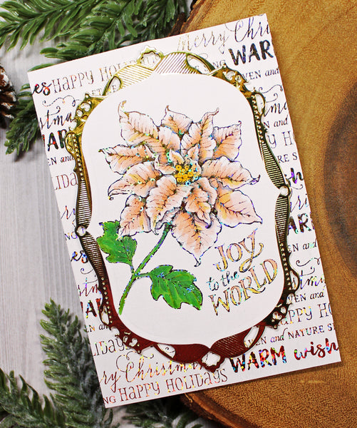 Poinsettia XL Digital Stamp Set