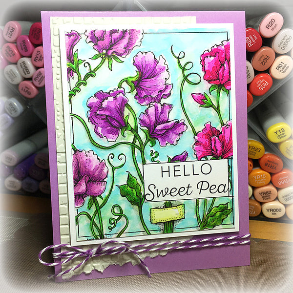Sweet Pea Show Digital Stamp Set