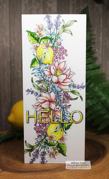 Healing Bouquet Digital Stamp Set