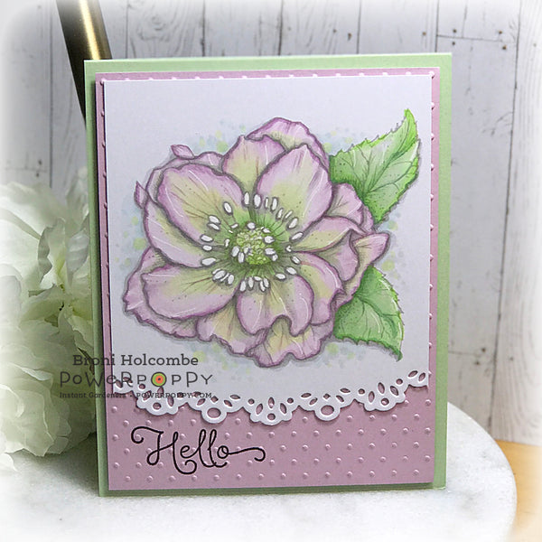 Heart Abloom Digital Stamp Set