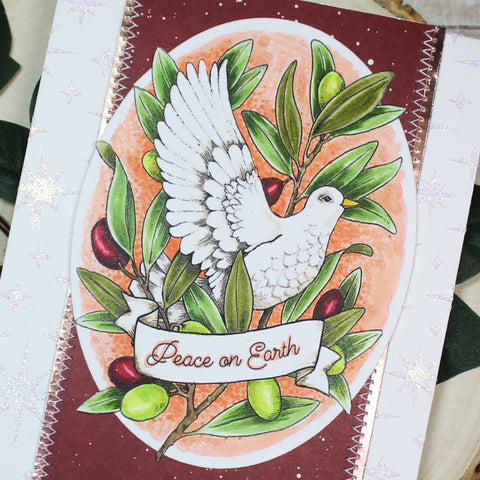 Heavenly Peace Dove Digital Stamp Set