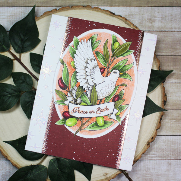 Heavenly Peace Dove Clear Polymer Stamp Set