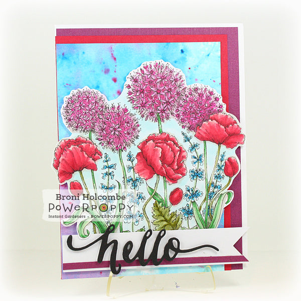 Garden Fireworks Digital Stamp Set