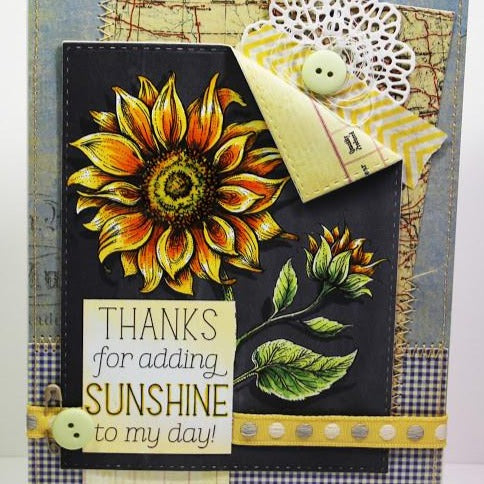 Sunflower Power Digital Stamp Set