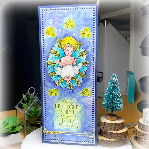 Enchanted Branches Nativity - Baby Jesus Digital Stamp Set