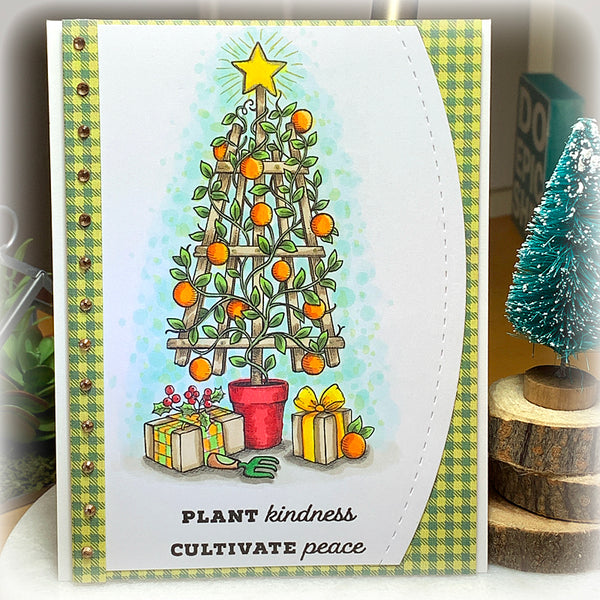 Garden of Gratitude: Trellis Digital Stamp Set