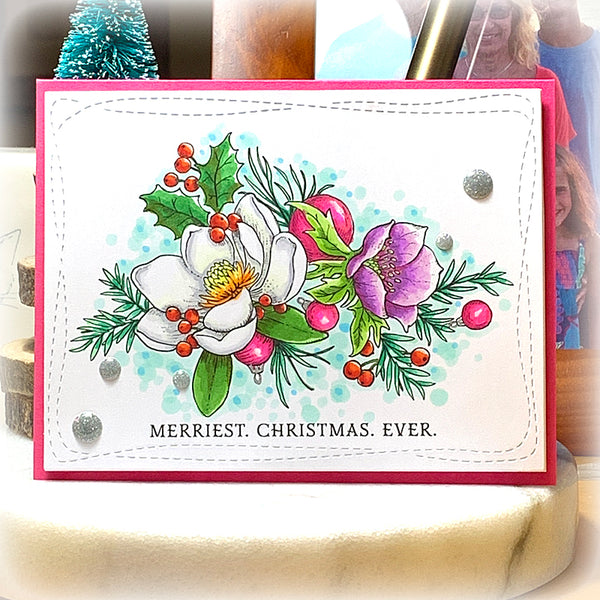 Winter Flora Digital Stamp Set