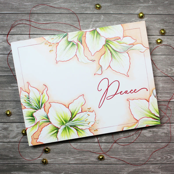 Amaryllis Digital Stamp Set