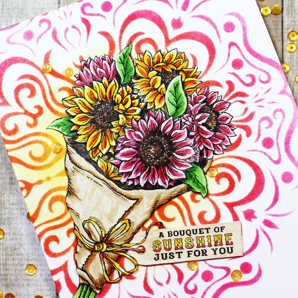 Bring Home Some Sunflowers Digital Stamp Set