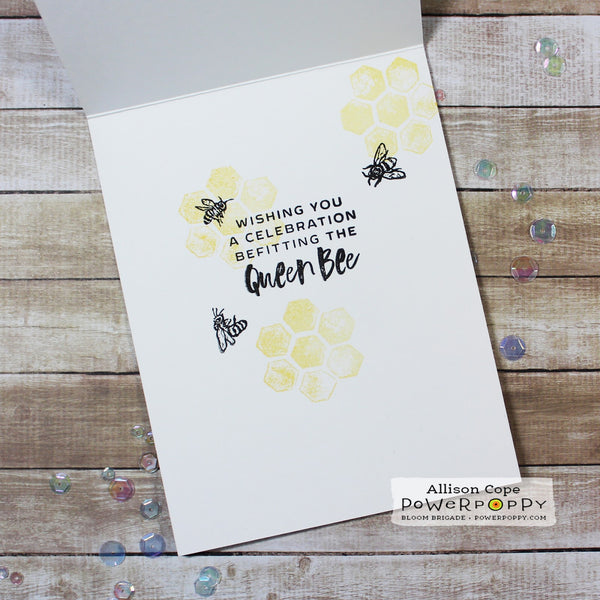 Bee Kind Toile Stamp Set