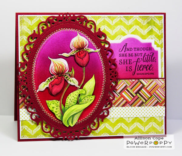 Orchids Rock Stamp Set