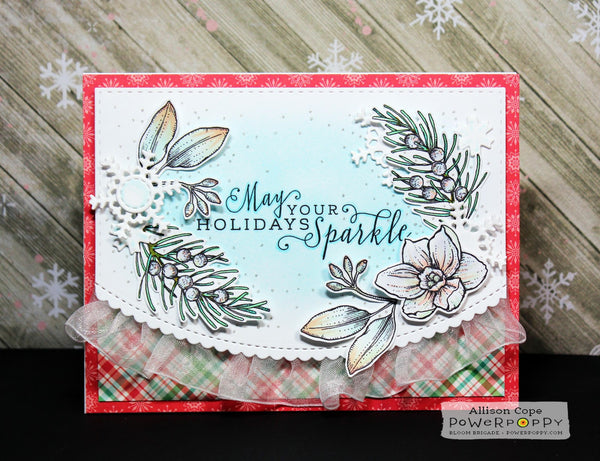 Glistening Paperwhites Stamp Set