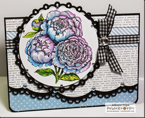 Peonies Digital Stamp Set