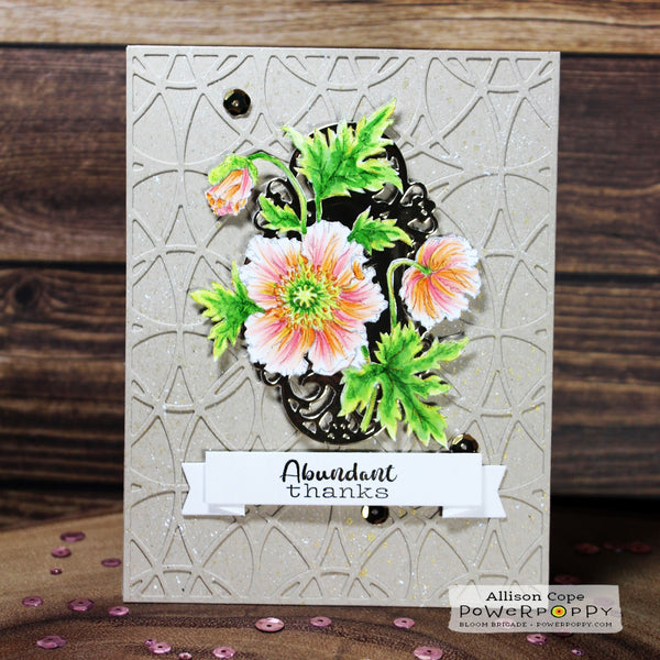 Perfect Poppies Digital Stamp Set