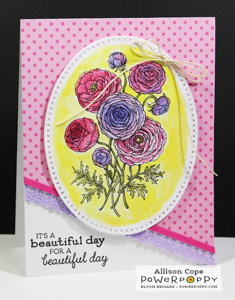 Ranunculus Digital Stamp Set