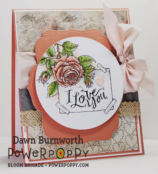 La Vie en Rose Digital Stamp Set