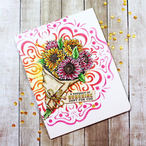 Bring Home Some Sunflowers Digital Stamp Set