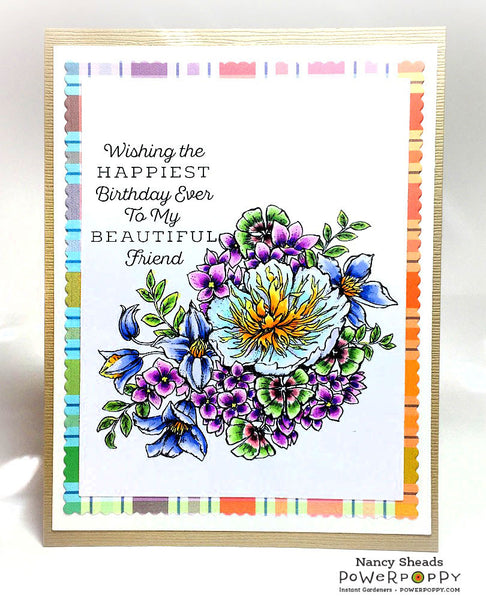 Luminous Bouquet Digital Stamp Set