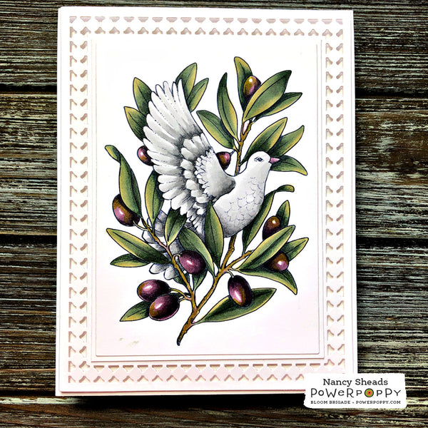 Heavenly Peace Dove Digital Stamp Set