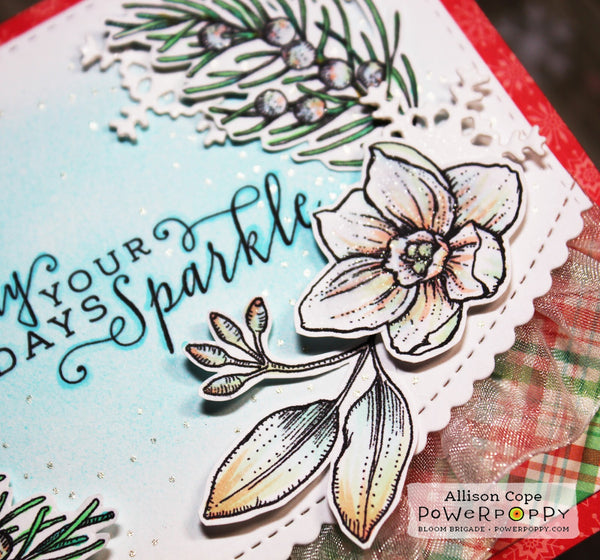 Glistening Paperwhites Stamp Set