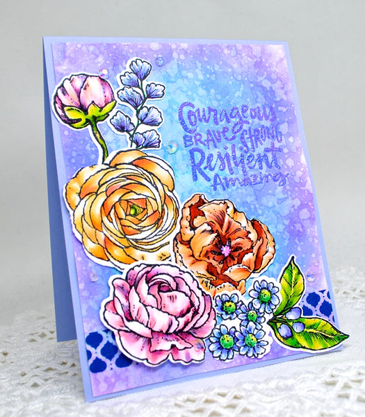 M-Powering Words Stamp Set