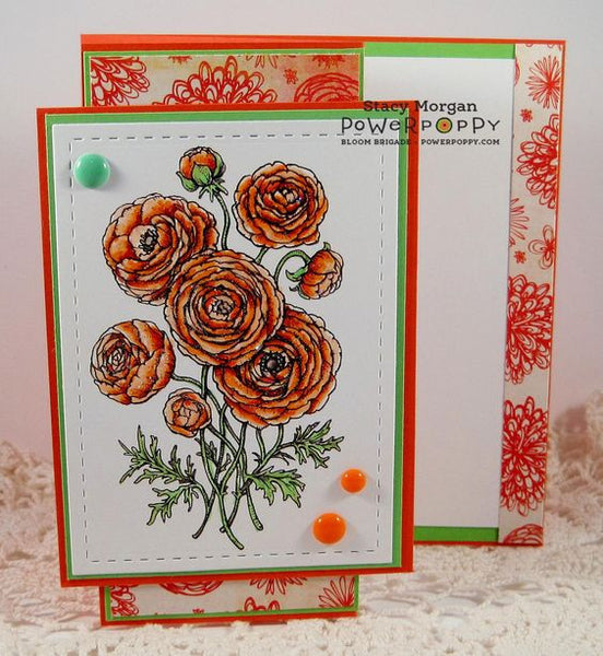 Dynamic Duos: Foxglove and Ranunculus Stamp Set