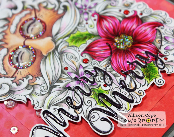 Flowering Santa Stamp Set