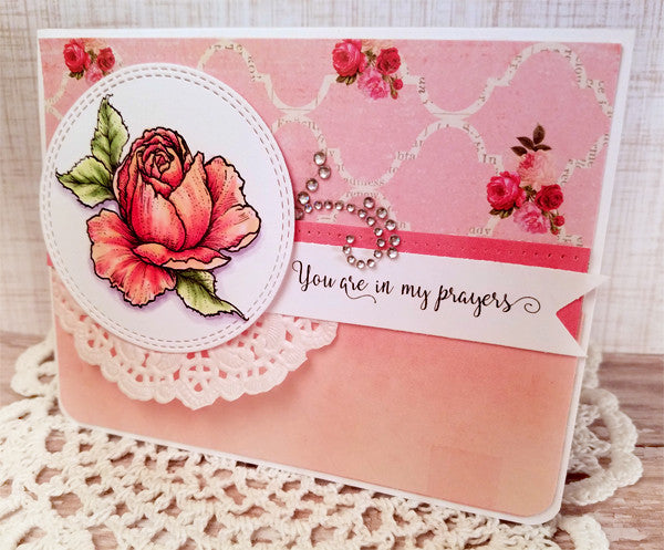 Rose and Chamomile Digital Stamp Set