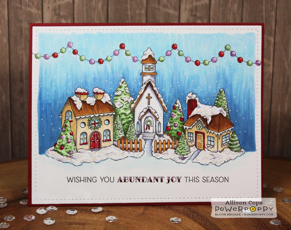Glitter House Village Stamp Set
