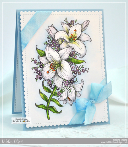 Joyful Lilies Digital Stamp Set