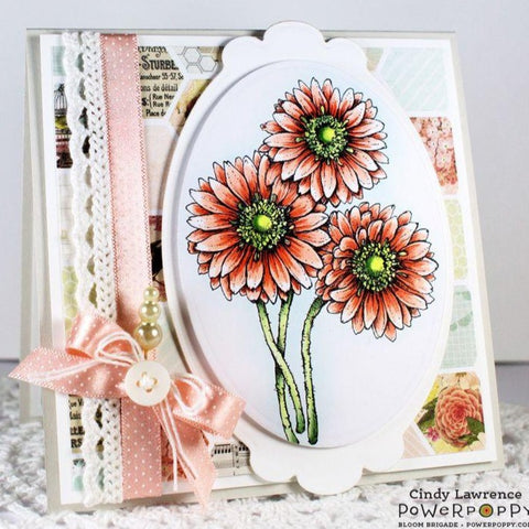 Gerbera Daisies Digital Stamp Set