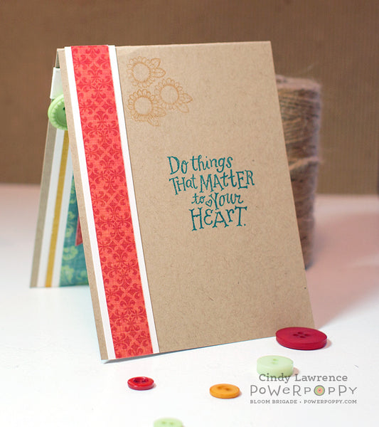 Folk Heart Stamp Set