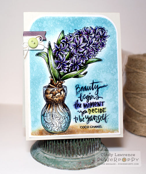 Hyacinth Bulb in Glass Digital Stamp Set