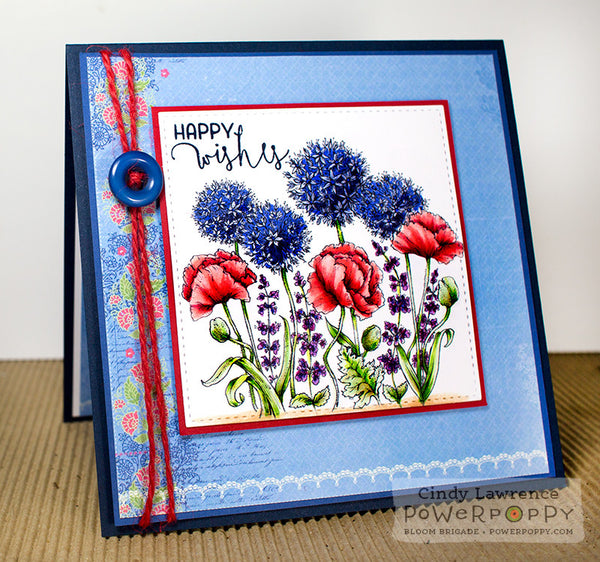 Garden Fireworks Digital Stamp Set