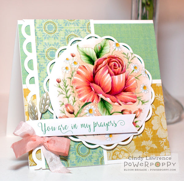Rose and Chamomile Digital Stamp Set
