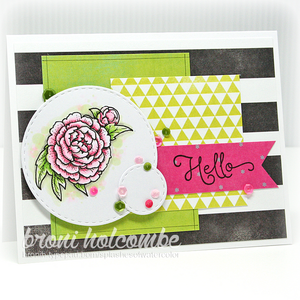 Peony Love Digital Stamp Set
