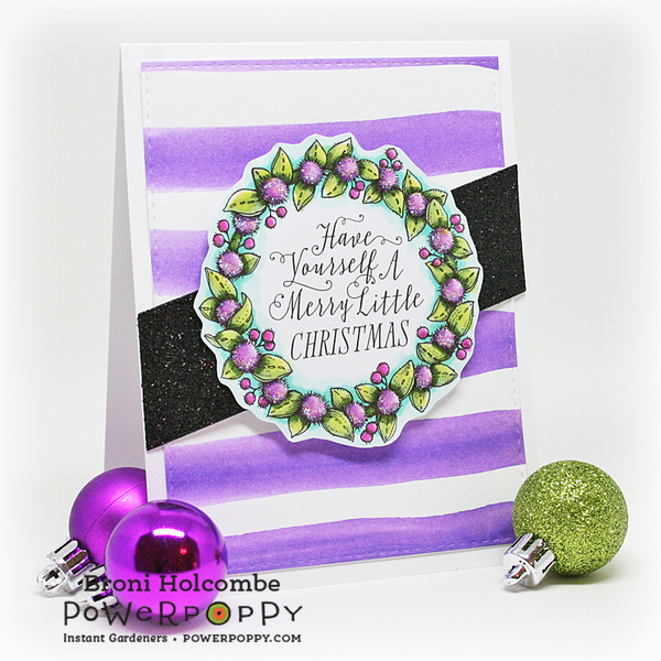 Wreath: Felt Leaves and Fruits Digital Stamp Set