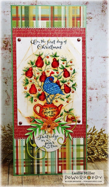 Partridge in a Pear Tree Digital Stamp Set