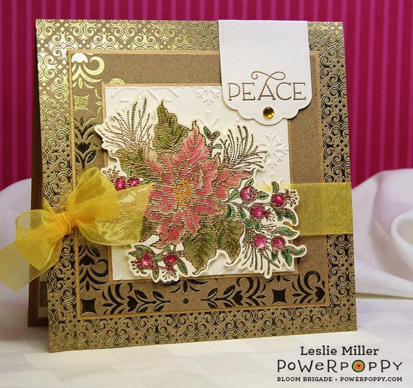 Poinsettia Stamp Set