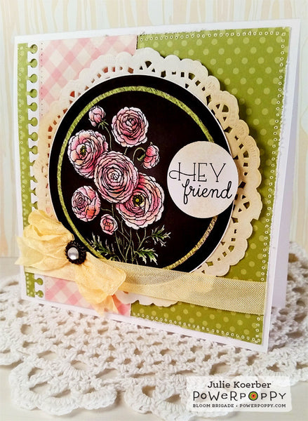 Ranunculus Digital Stamp Set