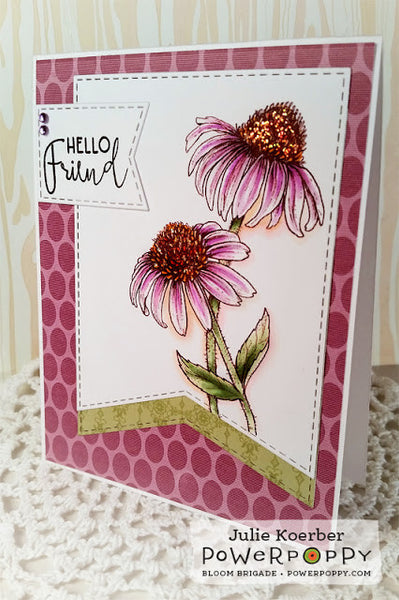 Easy Breezy Coneflowers Digital Stamp Set