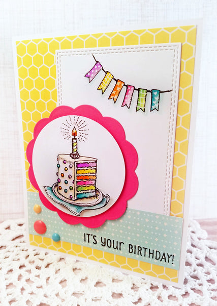 Party Time Stamp Set - Power Poppy by Marcella Hawley