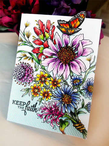 Pure Prairie Bouquet Digital Stamp Set