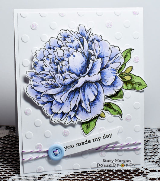 Big Flouncy Peony Digital Stamp Set