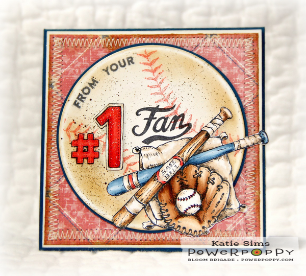 Baseball Vignette Digital Stamp Set
