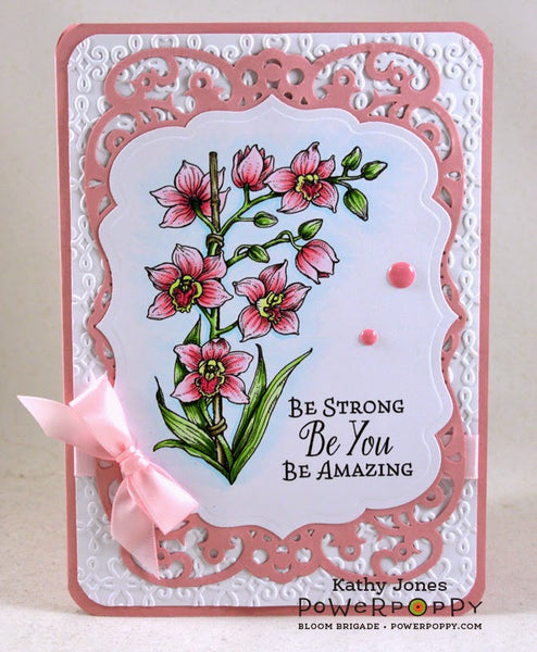 Orchids Rock Stamp Set