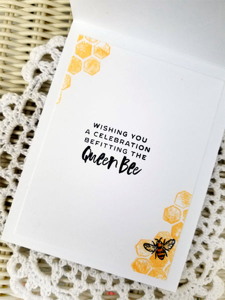 Bee Kind Toile Stamp Set