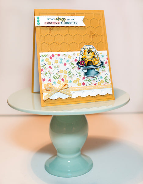 Bee Kind Toile Stamp Set