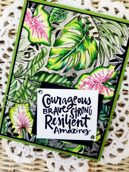 M-Powering Words Stamp Set